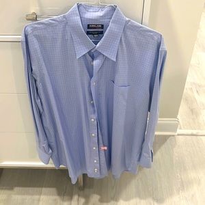 Light blue dress shirt worn once dry cleaned traditional fit